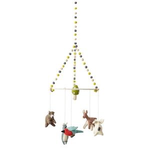 Pehr Felted Wool Nursery Mobile Woodland Creatures